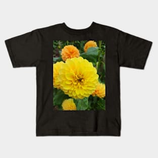 Yellow Dahlias 3 Kids T-Shirt